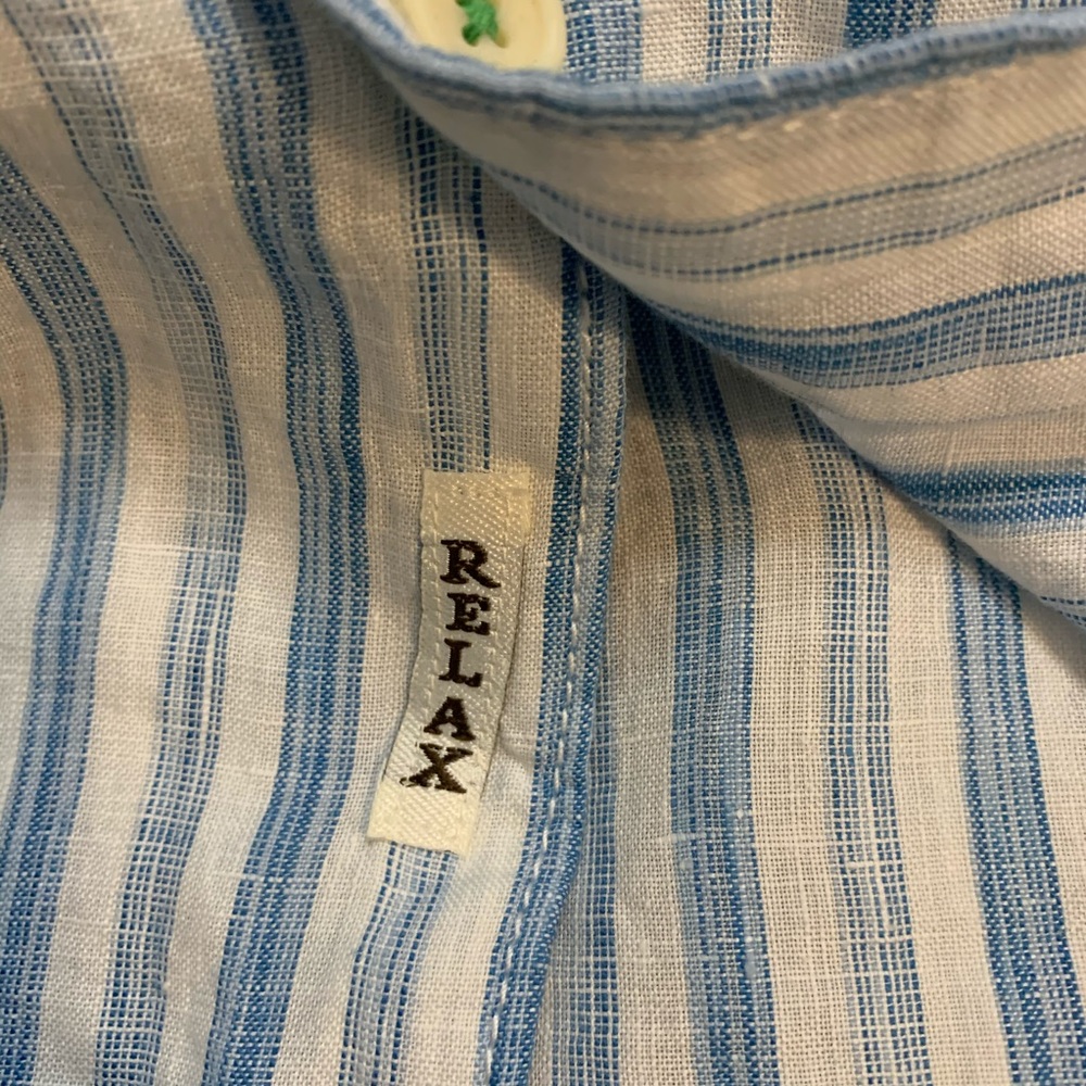 Tommy Bahama Relax Academy Linen M button up shirt - Picture 13 of 15